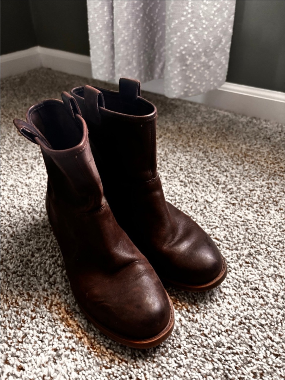 Sole Society Brown Leather Ankle Booties 7 - Picture 9 of 10